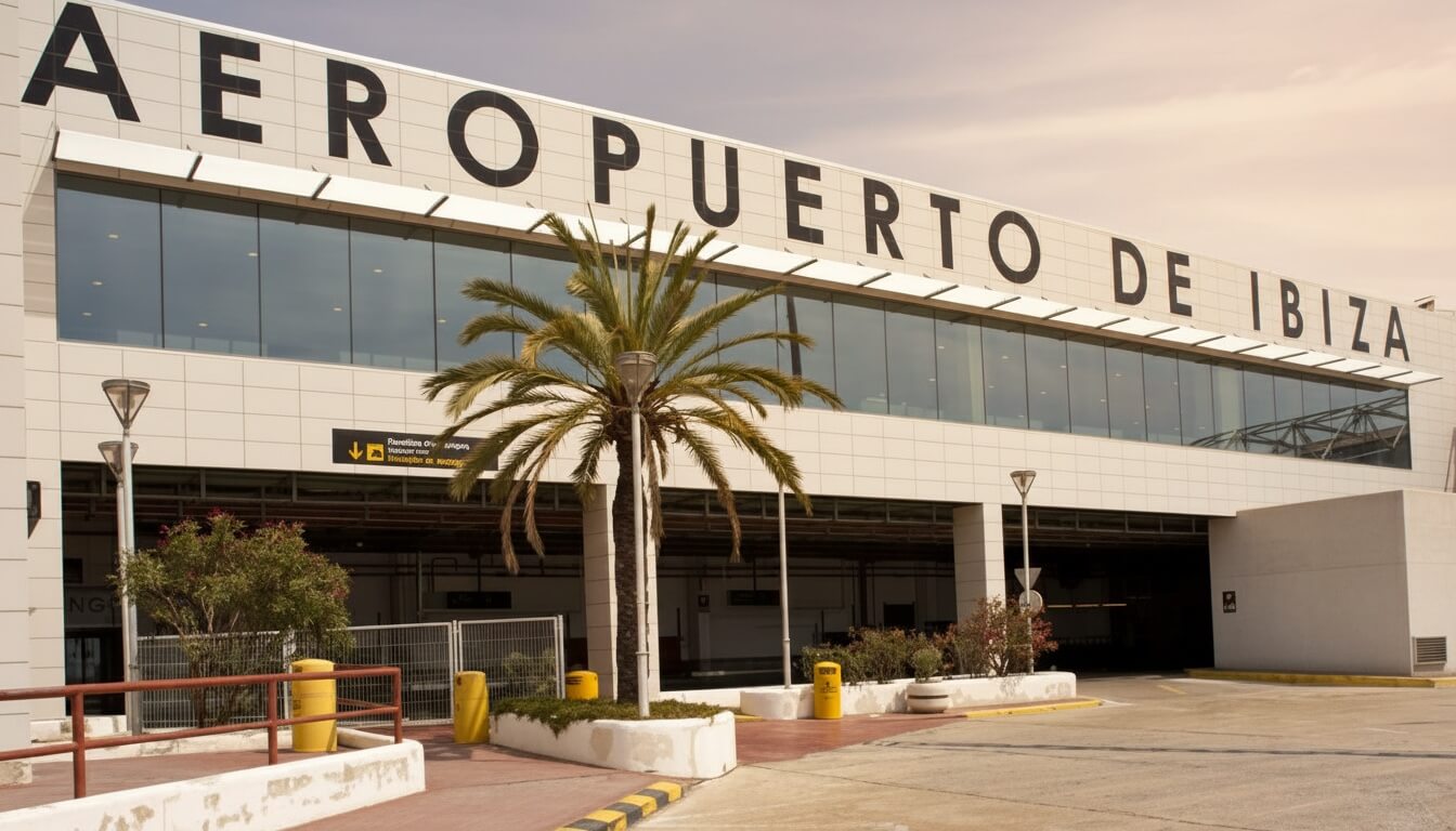 Parcheggio dell'Aeroporto di Ibiza